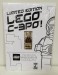 Lego Chrome Gold c-3po Star Wars 30th Anniversary Limited Edition Australia Carded Edition 2