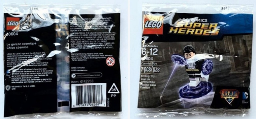 Lego Cosmic Boy Polybag 60304 found in wild