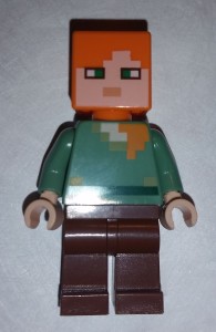 Lego Minecraft 21125 Alex minifigure