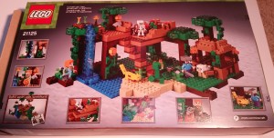 Lego Minecraft 21125 The Jungle House Box Back