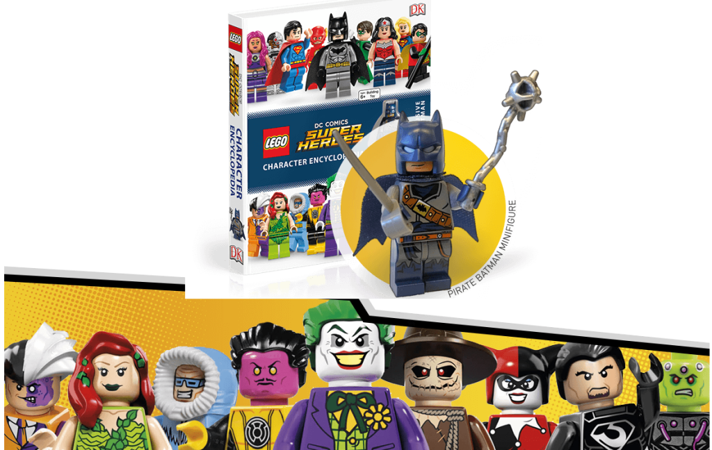 LEGO DC Comics Super Heroes with Buccaneer Batman Background
