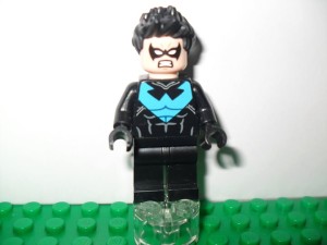 Lego Blue Nightwing Minifigure