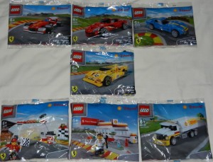 Lego Ferrari Shell Complete Set 40190 40191 40192 40193 40194 40195 40196