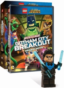 Lego Justice League Gotham City Breakout Original Movie with Exclusive Blue Nightwing Minifigure (1)