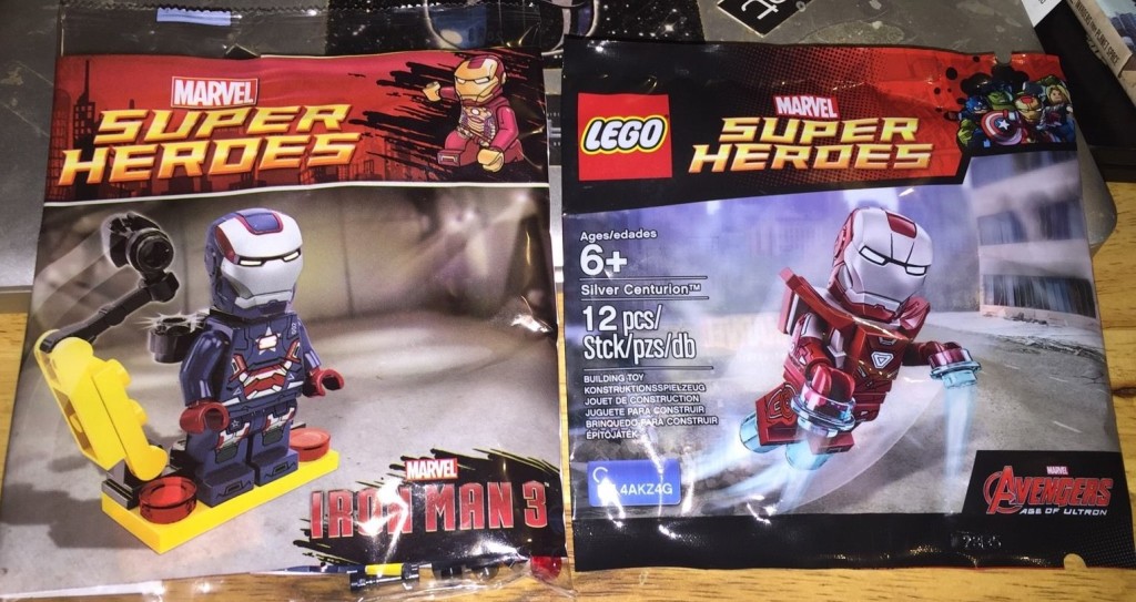 Lego Silver Centurion and Iron Patriot Exclusive Gamestop Minifigures