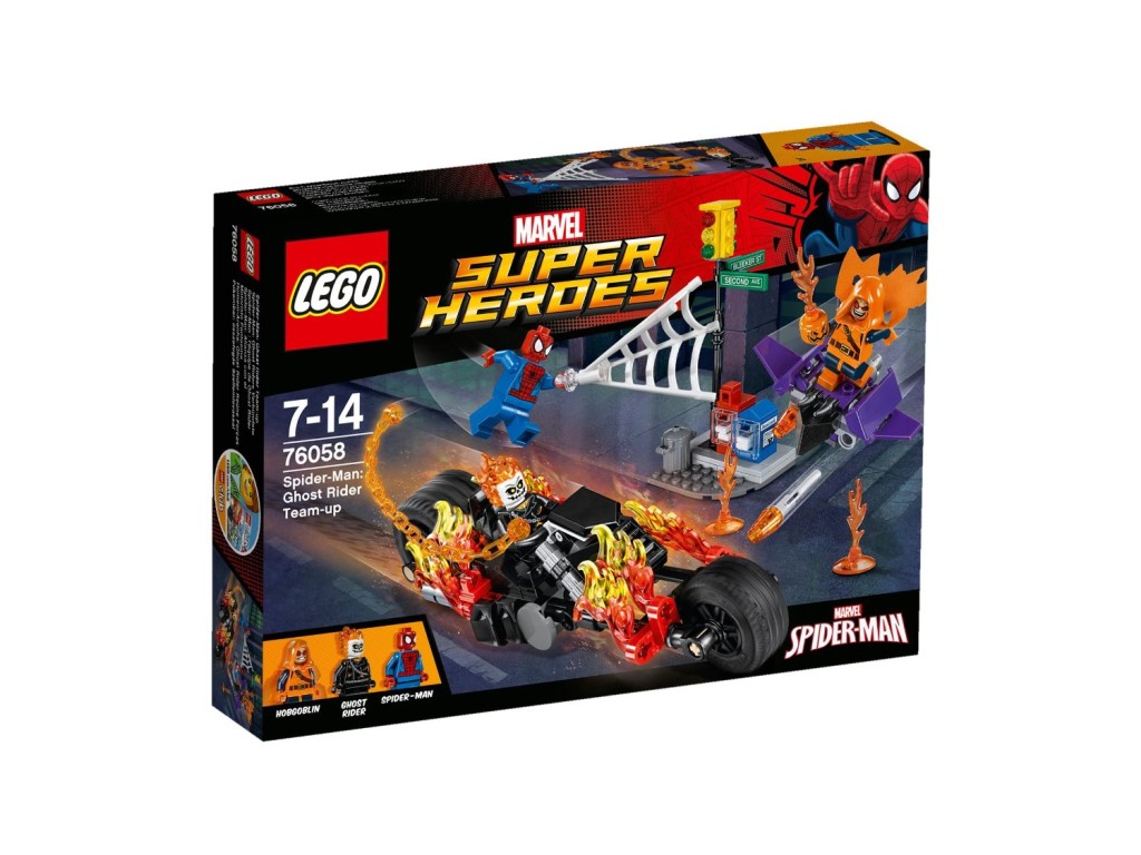 LEGO 76058 Super Heroes Spider-Man Ghost Rider Team-up Construction Set front