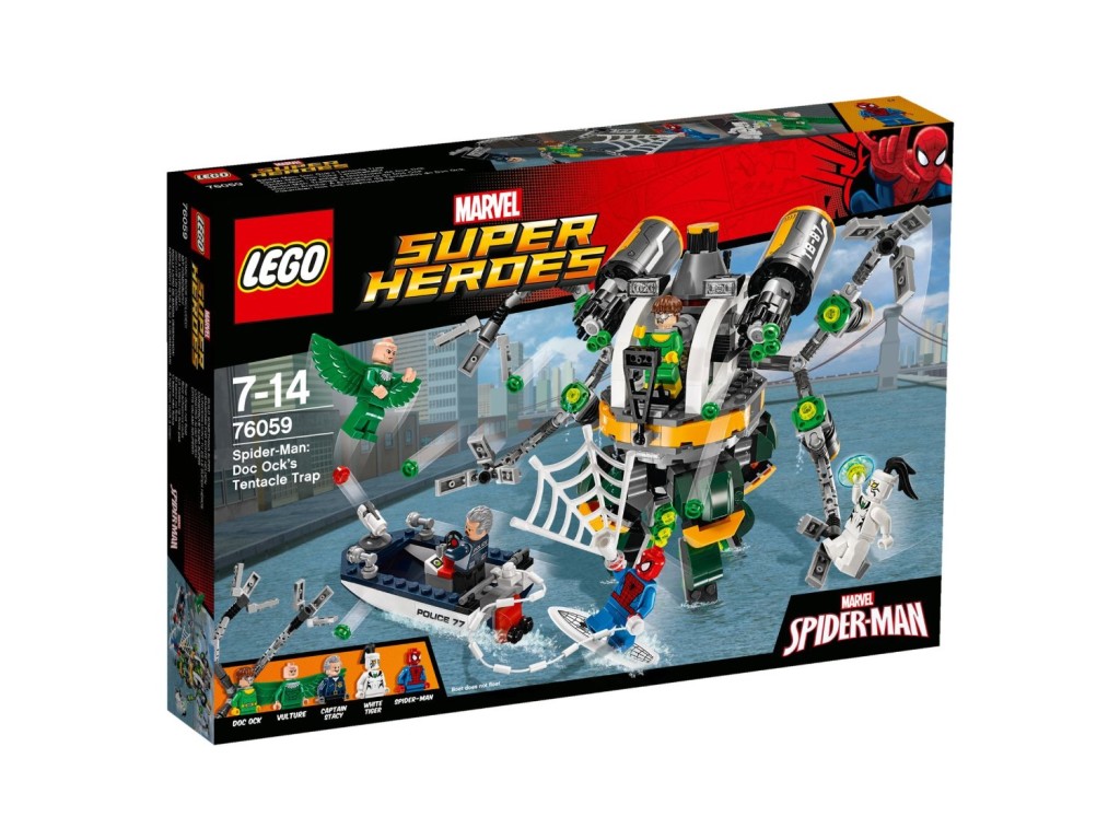 LEGO 76059 Super Heroes Spider-Man Doc Ock's Tentacle Trap front