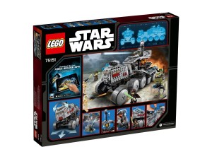 LEGO Star Wars Clone Turbo Tank 75151 Box Back