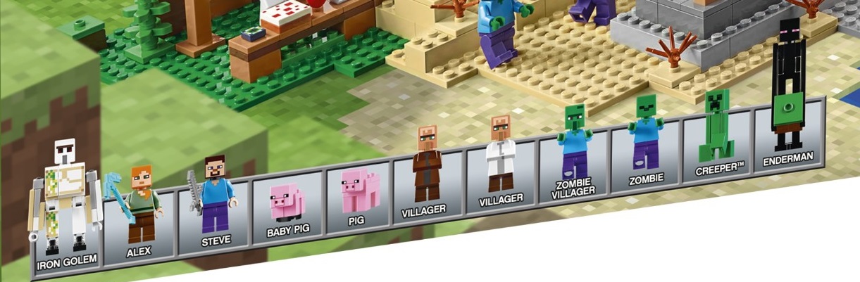 lego village minecraft revealed minifigures officially thanks below looking box official