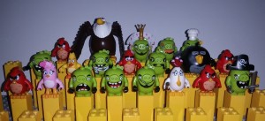 Lego Angry Birds Minifigurures all in one shot