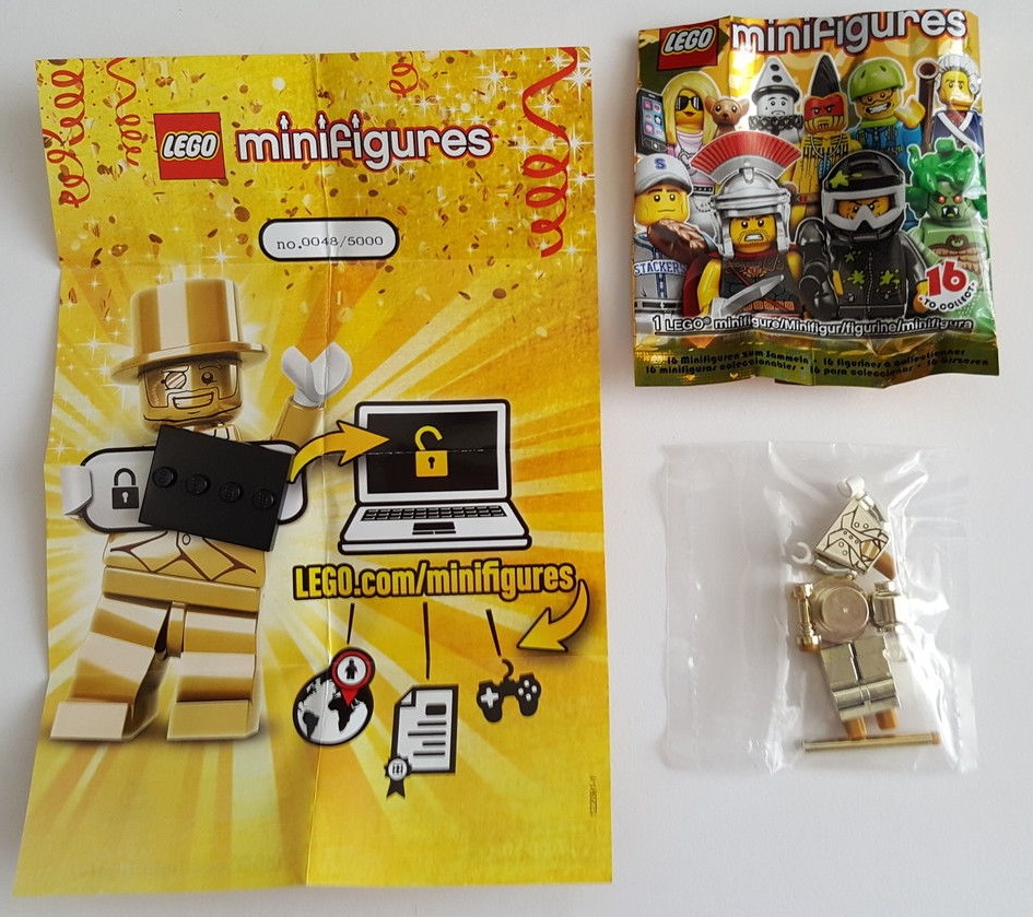 Mr.Emerald minifigures series mr.gold lego custom,