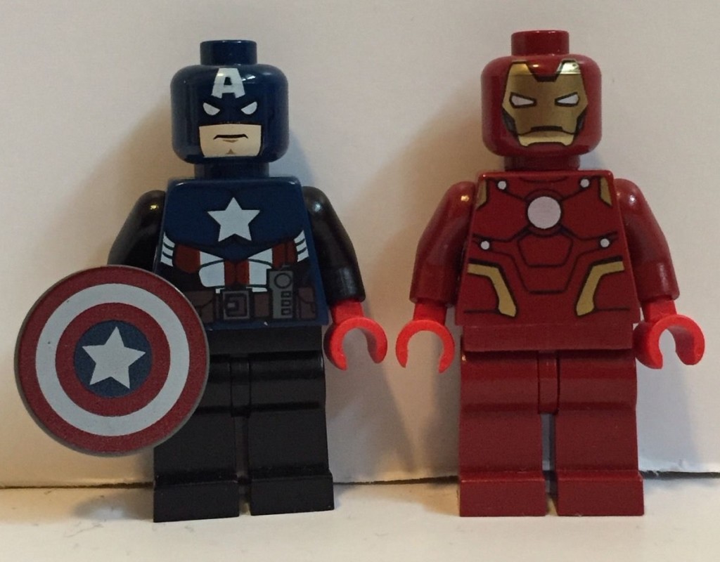 Lego New York Toy Fair Captain America and Iron Man