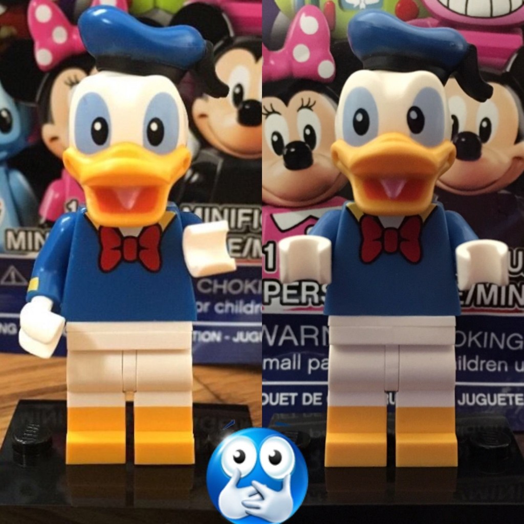 Lego 71012 Disney Donald Duck Eye Misprint