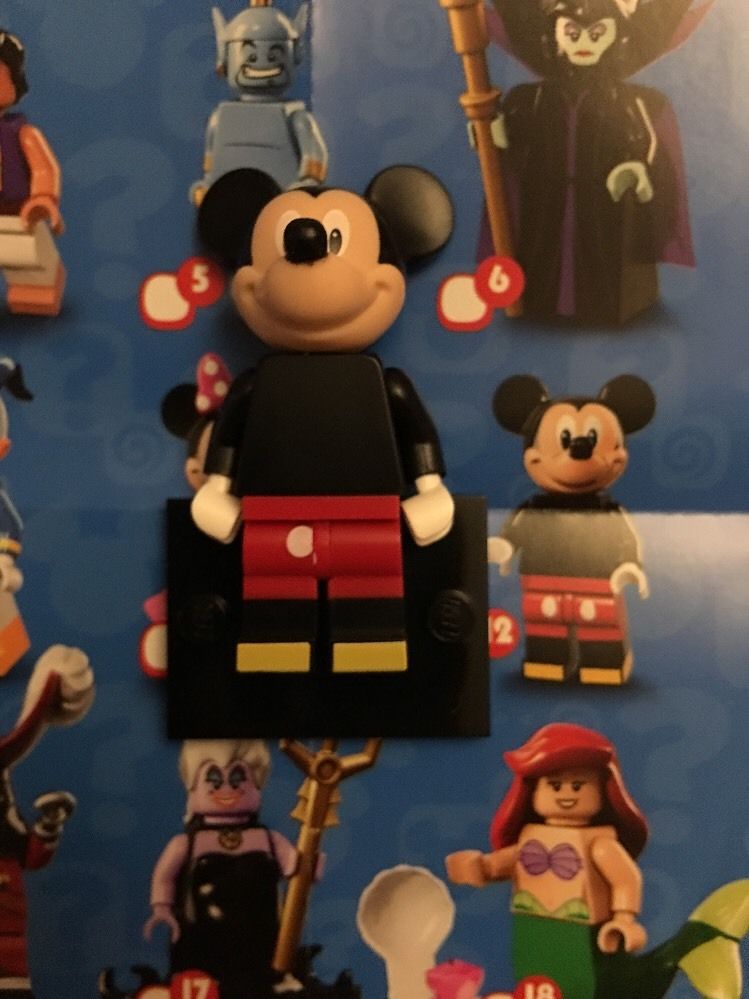 Lego Disney Mickey Mouse Minifigure Misprint
