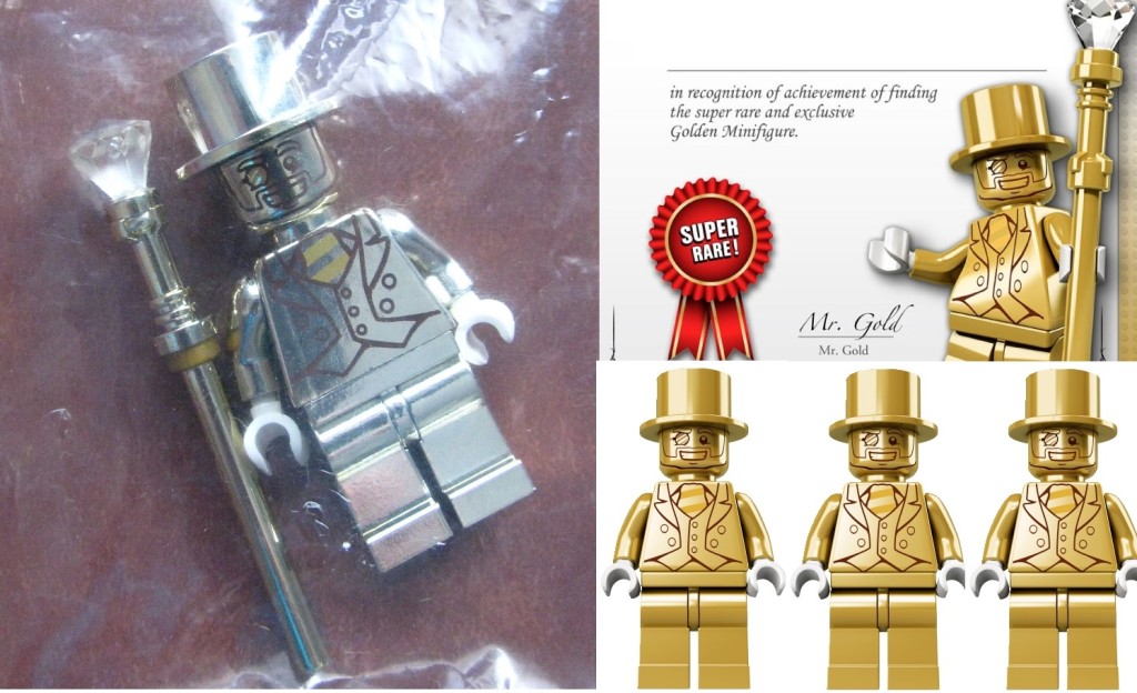 Lego Mr Gold Over on Amazon