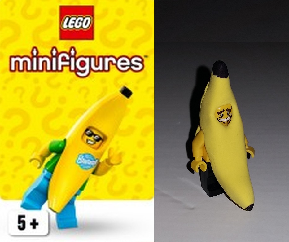 LEGO Banana Suit Guy Minifigure 71013 Series 16 New Sealed Pack Minifigures #15 