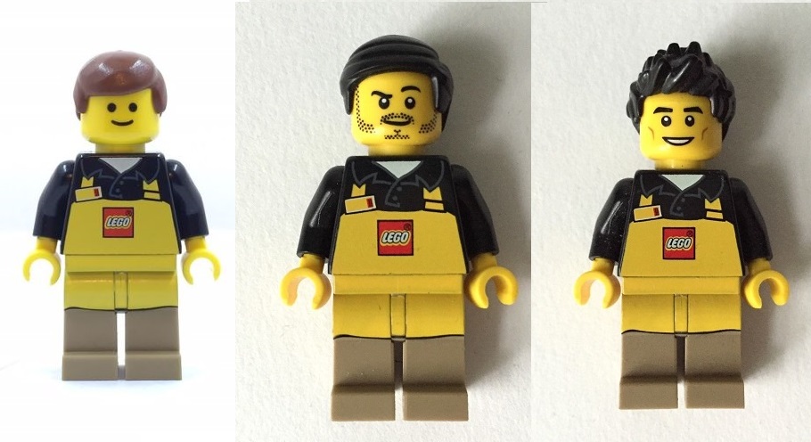 Three Lego Store Badge Minifigure just showed up on eBay today - Ending Today - Price Guide