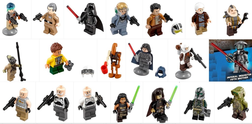 Lego Summer 2016 Star Wars Hi Resolution Minifigure Images