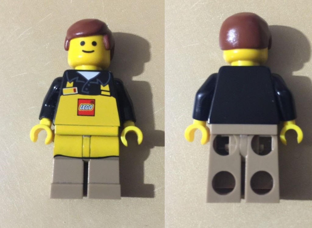 Lego Exclusive Store Employee Minifigure Front - Copy