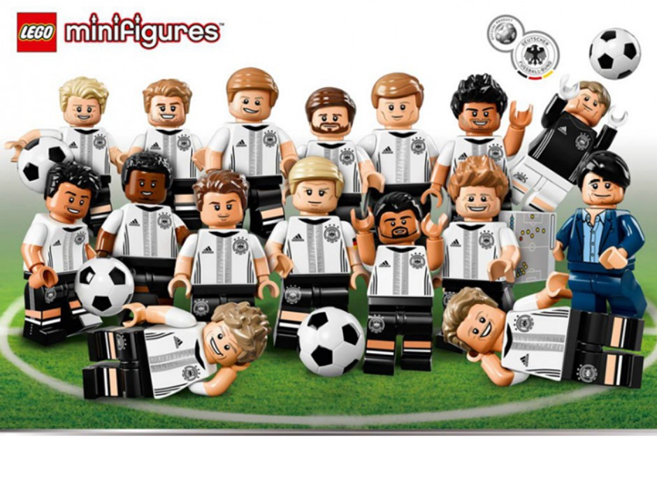 Lego Minifigure Madness Complete Set of German Soccer Players