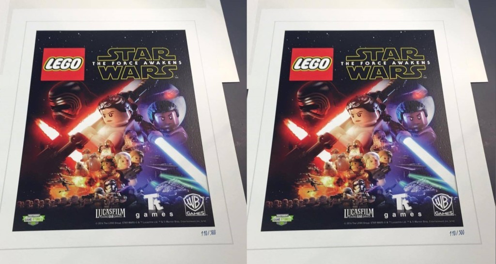 Lego Star Wars Limited Edition Lithograph 500 units - Copy