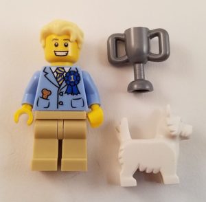 Lego Series 16 71013 Minifigure Dog Show Judge Front
