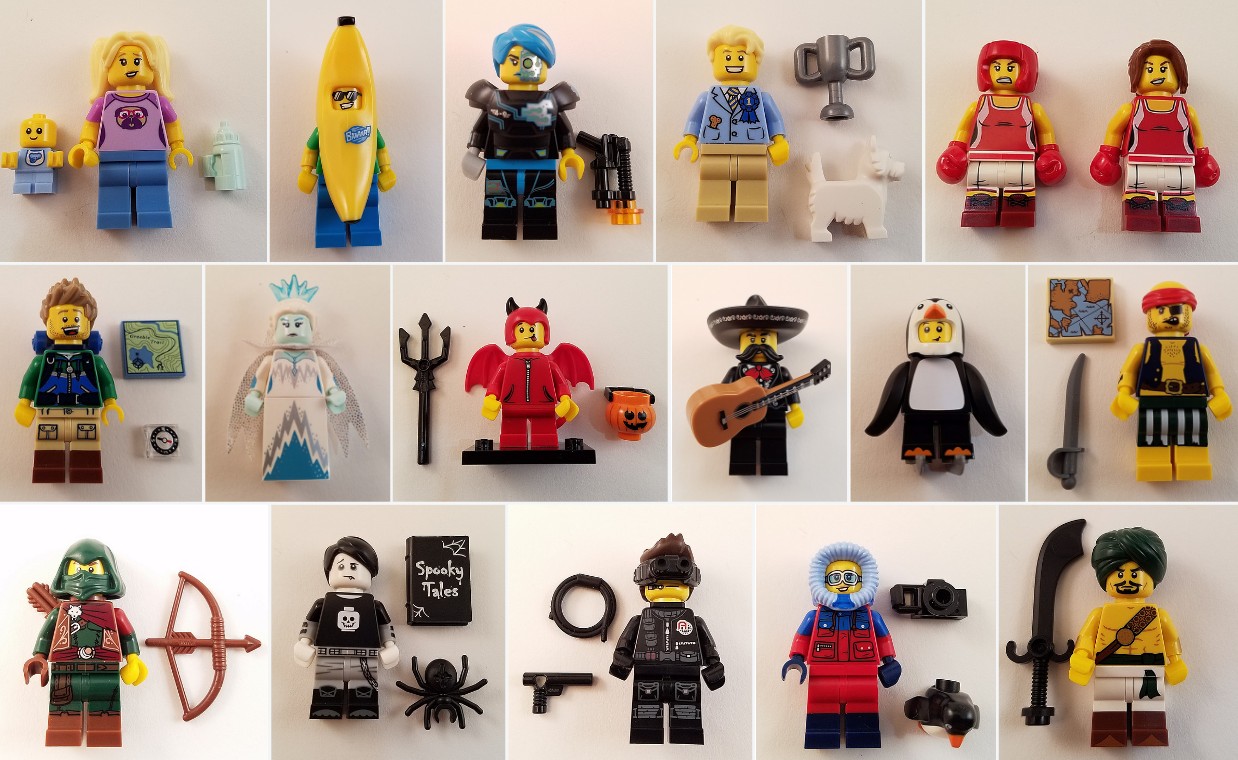Lego mini figurines 71013-mini figures series 16 new/nine-original lego 