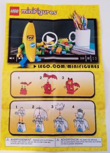 Lego Series 16 71013 Minifigure Insert Back