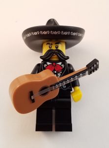 Lego Series 16 71013 Minifigure Mariachi Guitar Player Front
