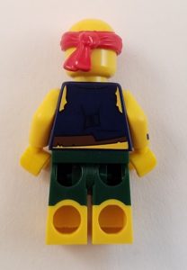 Lego Series 16 71013 Minifigure Pirate Back