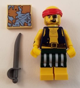 Lego Series 16 71013 Minifigure Pirate Front