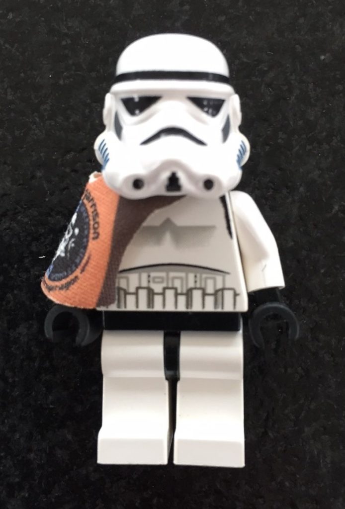 Lego 501st Limited Edition to 100 units German Garrison Minifigure Orange Pauldron Front