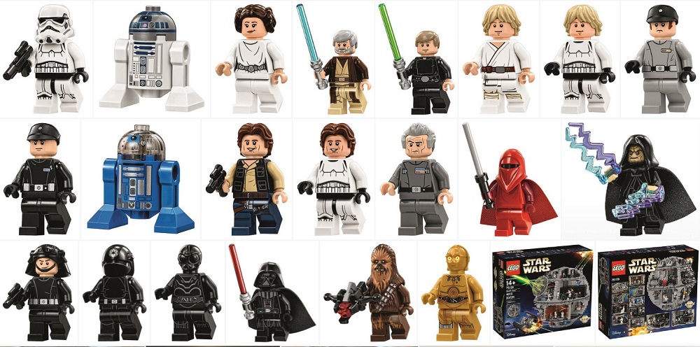 List of all lego on sale star wars minifigures