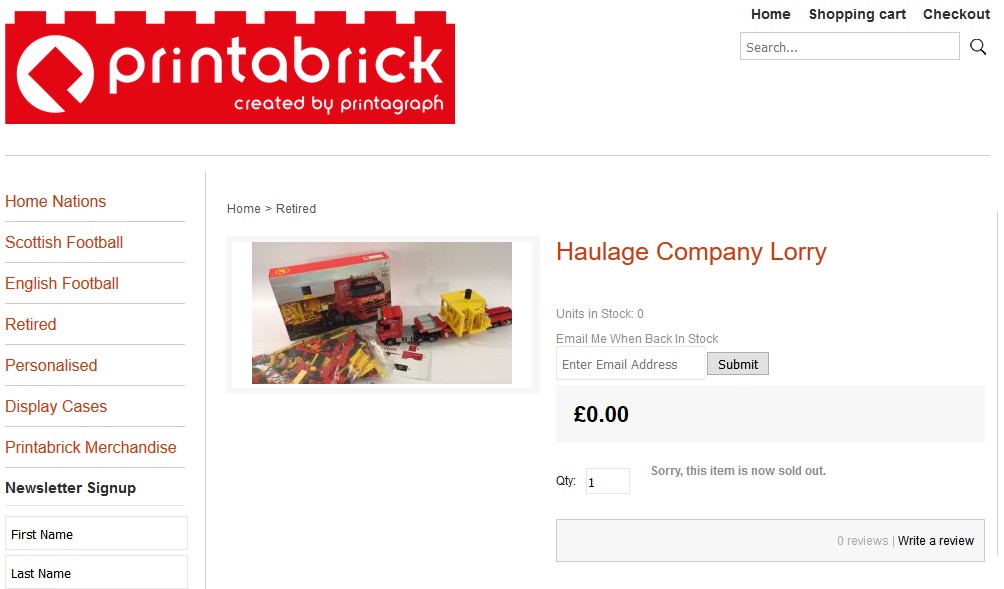 Lego Certified Professional Printabrick printagraph Haulage Company Lorry