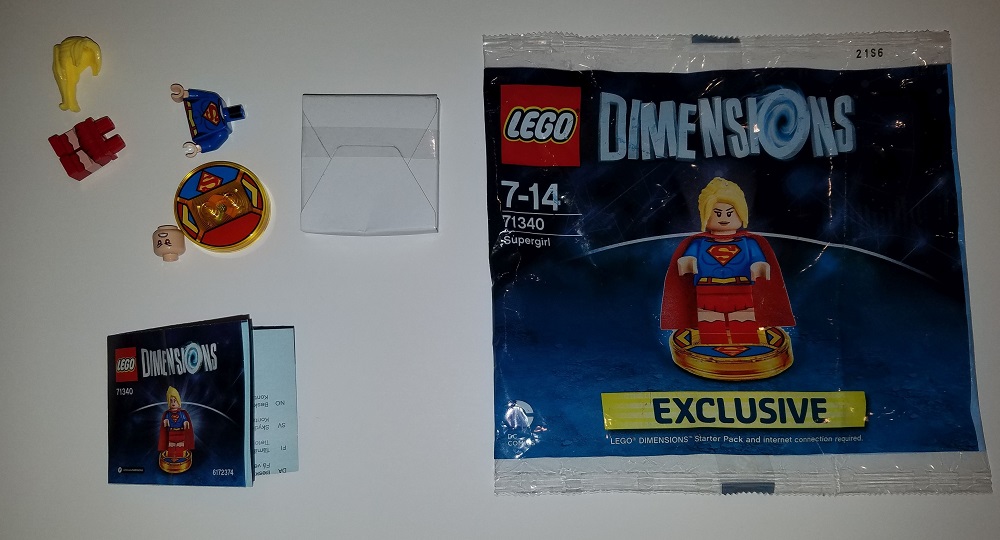 Lego Dimensions Supergirl Exclusive Playstation 4 Starter Pack Polybag 71340 Original Front