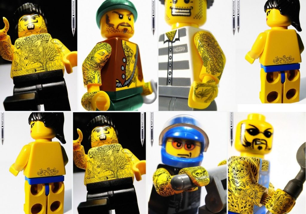 Lego Tattoo Ad Campaign by Grey of Barcelona