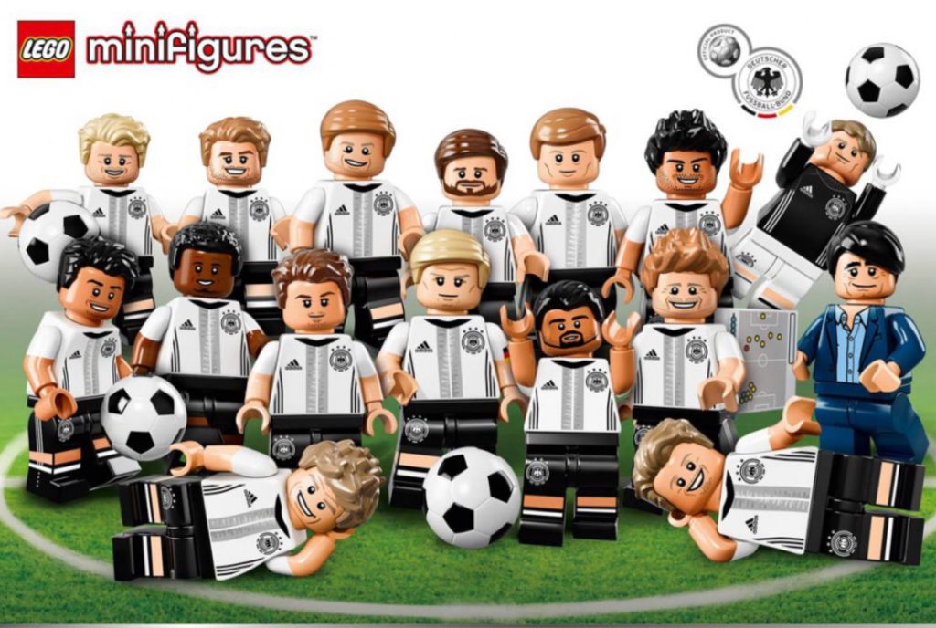 German Soccer Team Lego Minifigures