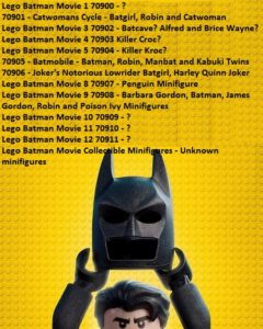 Lego Batman Movie 2017