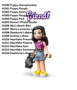 Lego Friends 2017