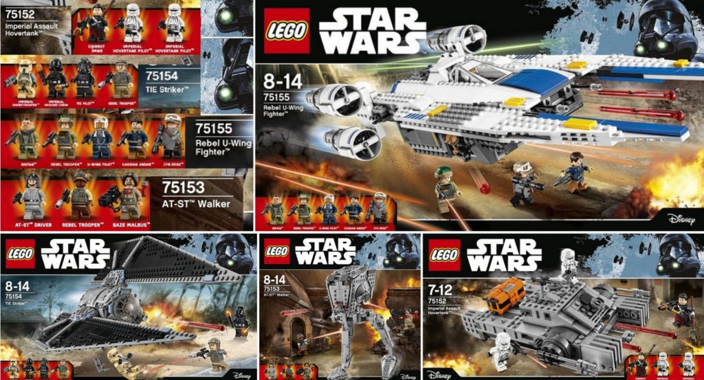 Lego Star Wars 2016 Rogue One Images 75153 75152 75154 75155