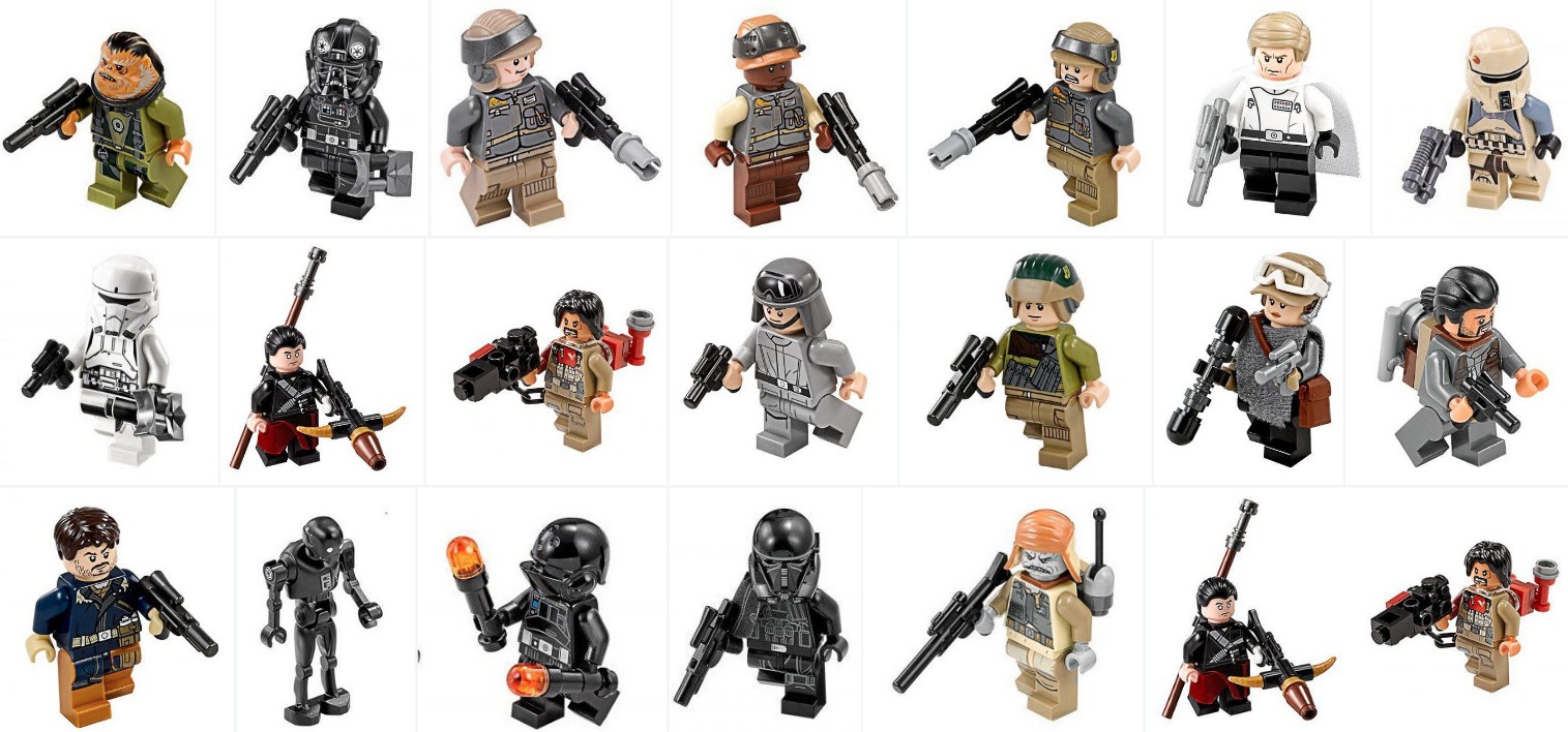 Lego Star Wars High Resolution Rogue One Minifigure Images