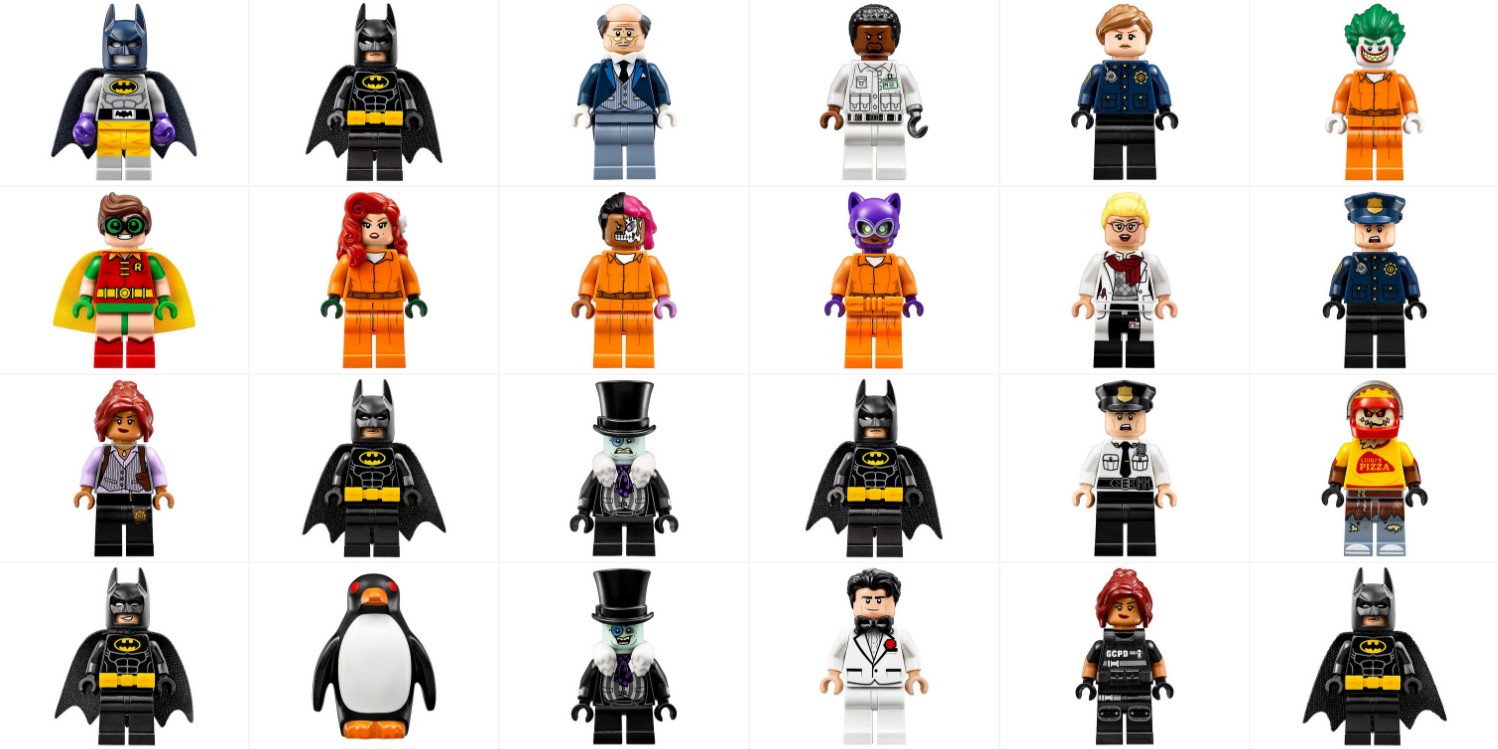 Check out the characters from LEGO Batman Movie Minifigures Series