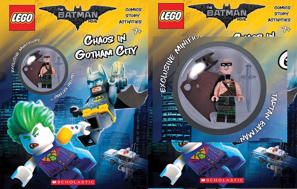 Tarzan Batman Batman minifigure on lego bricks Custom 