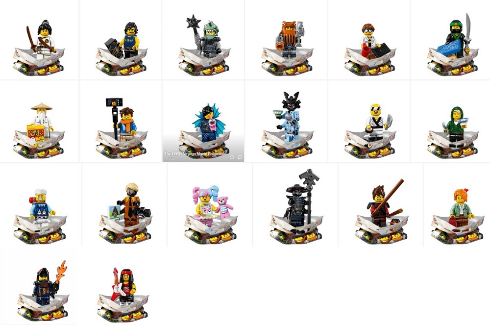 Lego 71019 minifigures hot sale