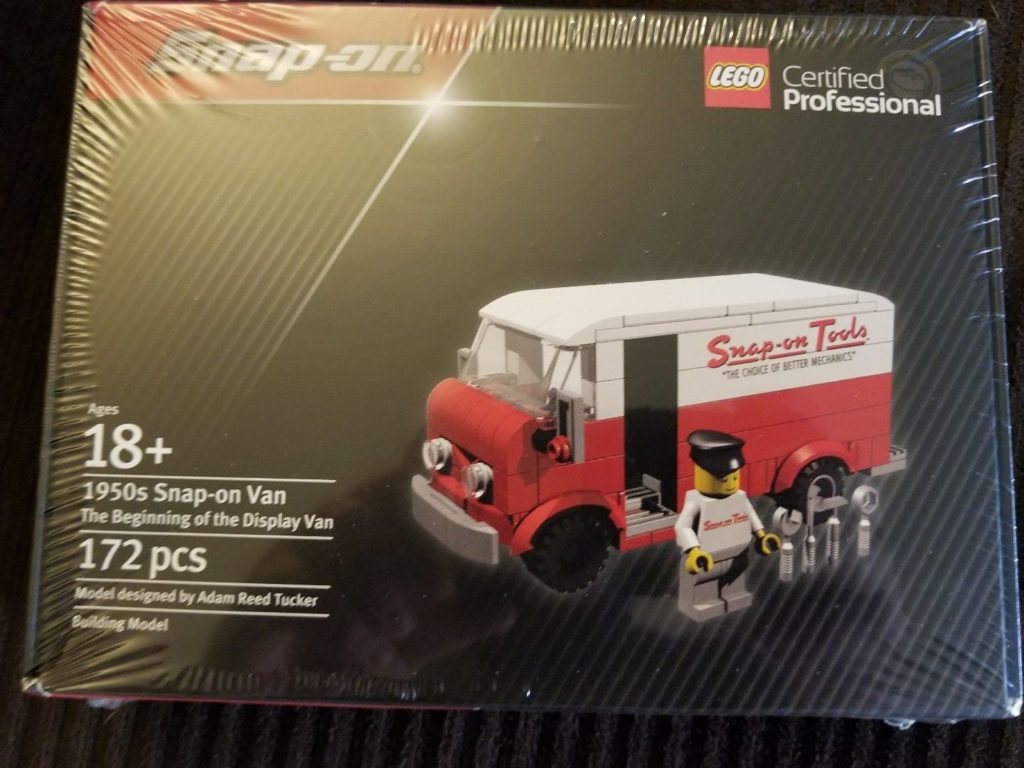 snap on lego truck