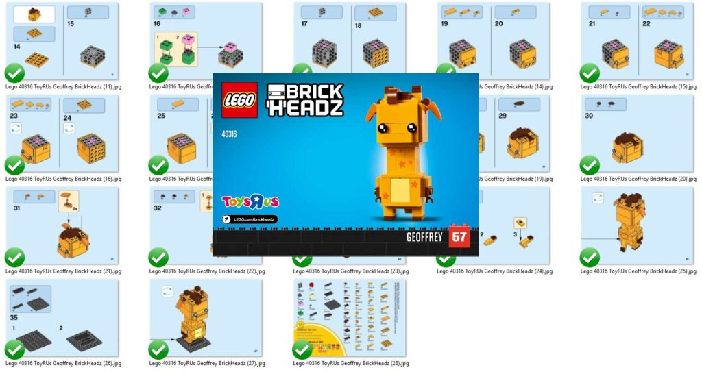 peeling Arkæologi Specialist Lego 40316 ToyRUs Geoffrey BrickHeadz - Will we get it? - Minifigure Price  Guide