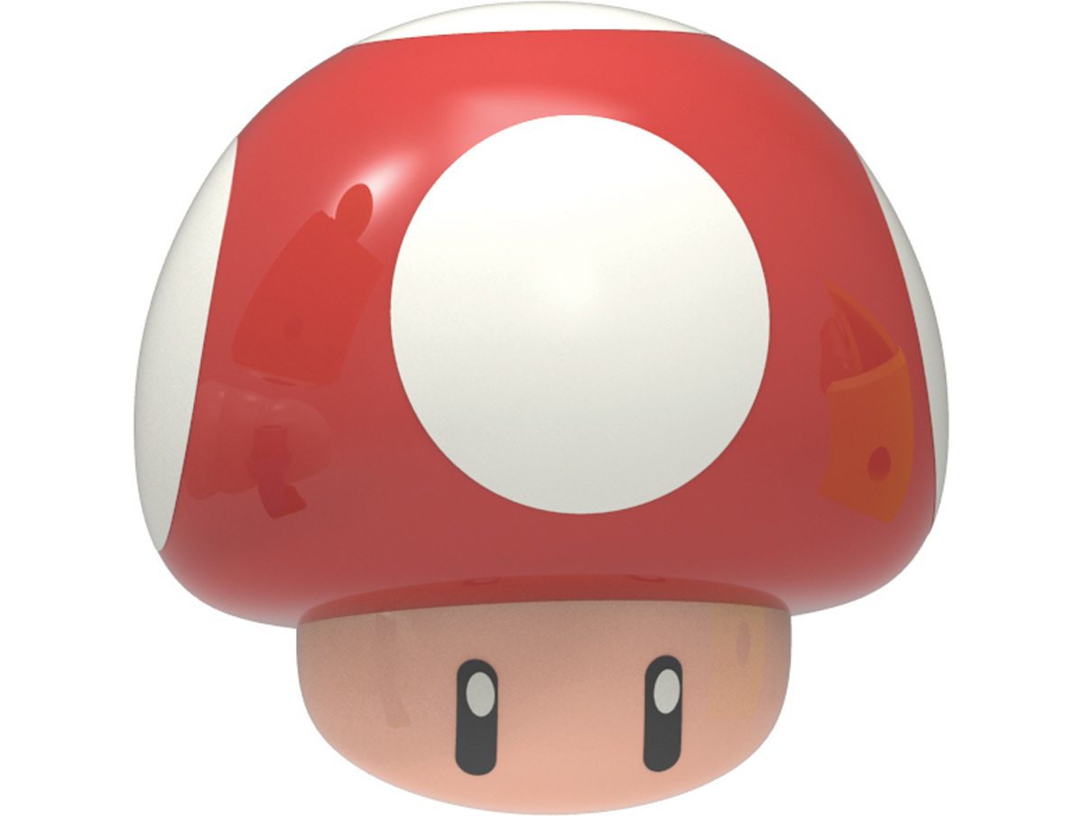 Red White Power Up Mushroom Mushroom