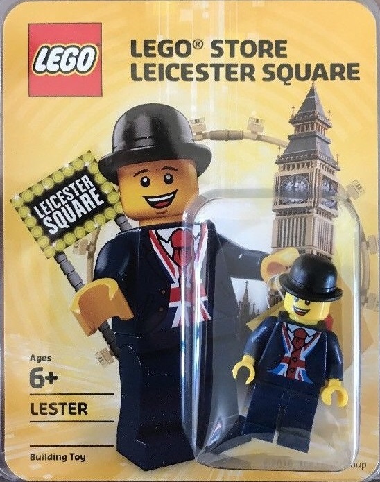 Lego Lester Grand Opening London Store Minifigure Employee Version - believed to be limited to 100 or less