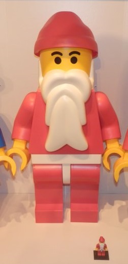 Lego Store Display Santa with White Hips