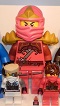 Lego Store Display Red Ninja with Sholder Guards